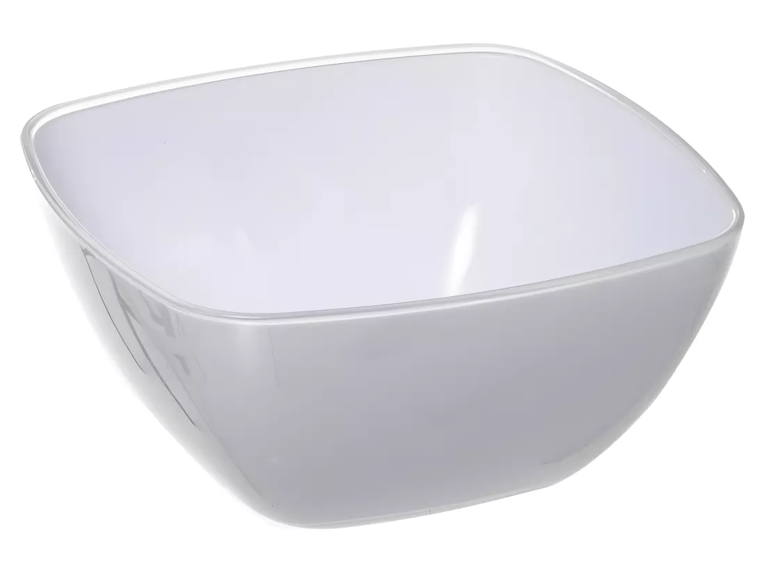 Saladier en céramique blanche 25 cm