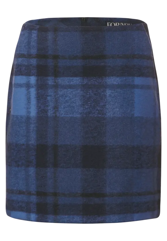 Rock in Woll-Optik - deep blue
