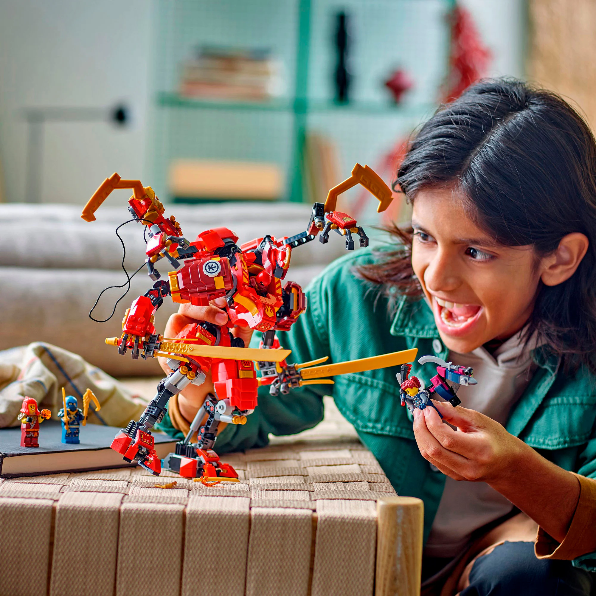 LEGO Konstruktionsspielzeug Ninjago Kais Ninja-Kletter-Mech