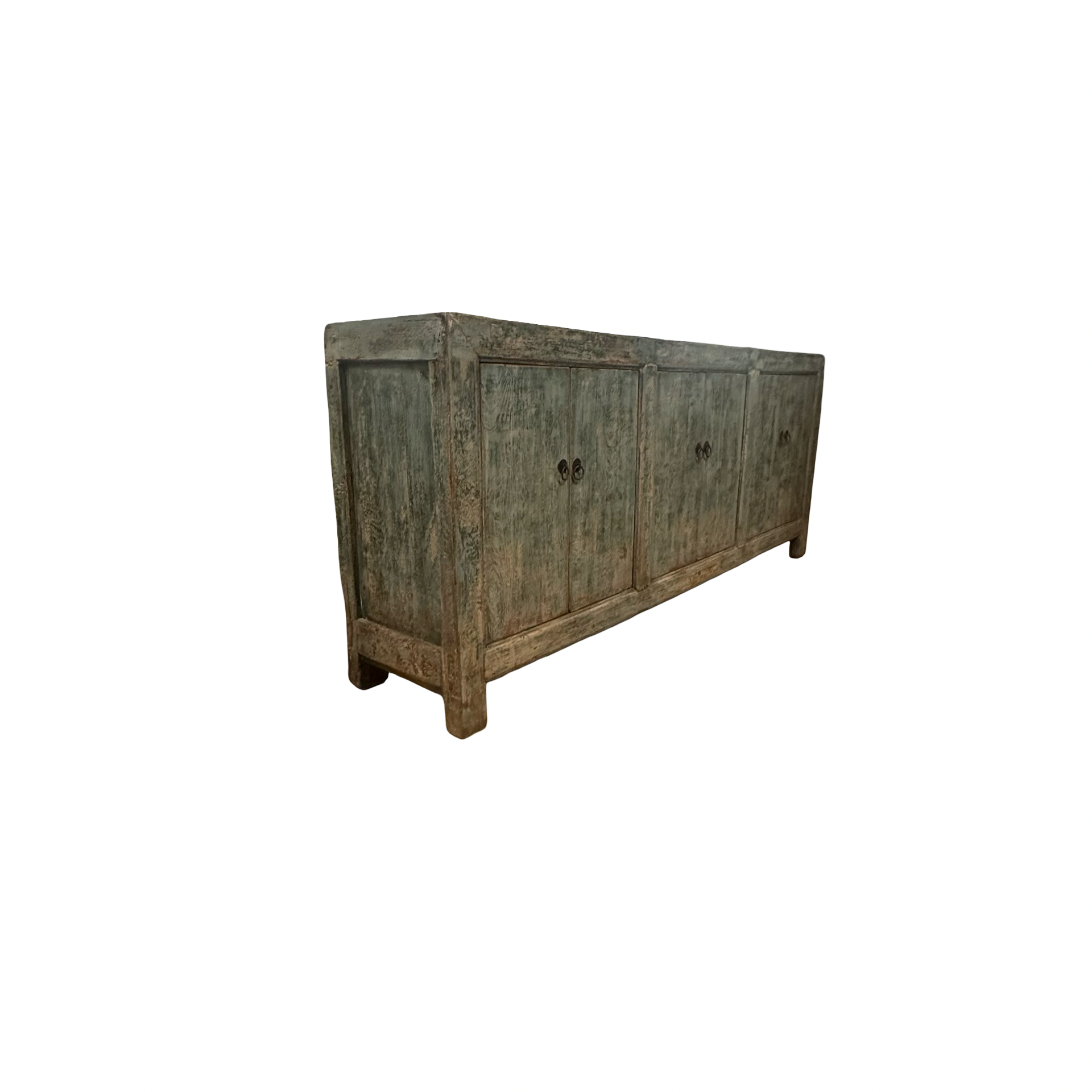 Dressoir 6 deur blauw/groen uniek