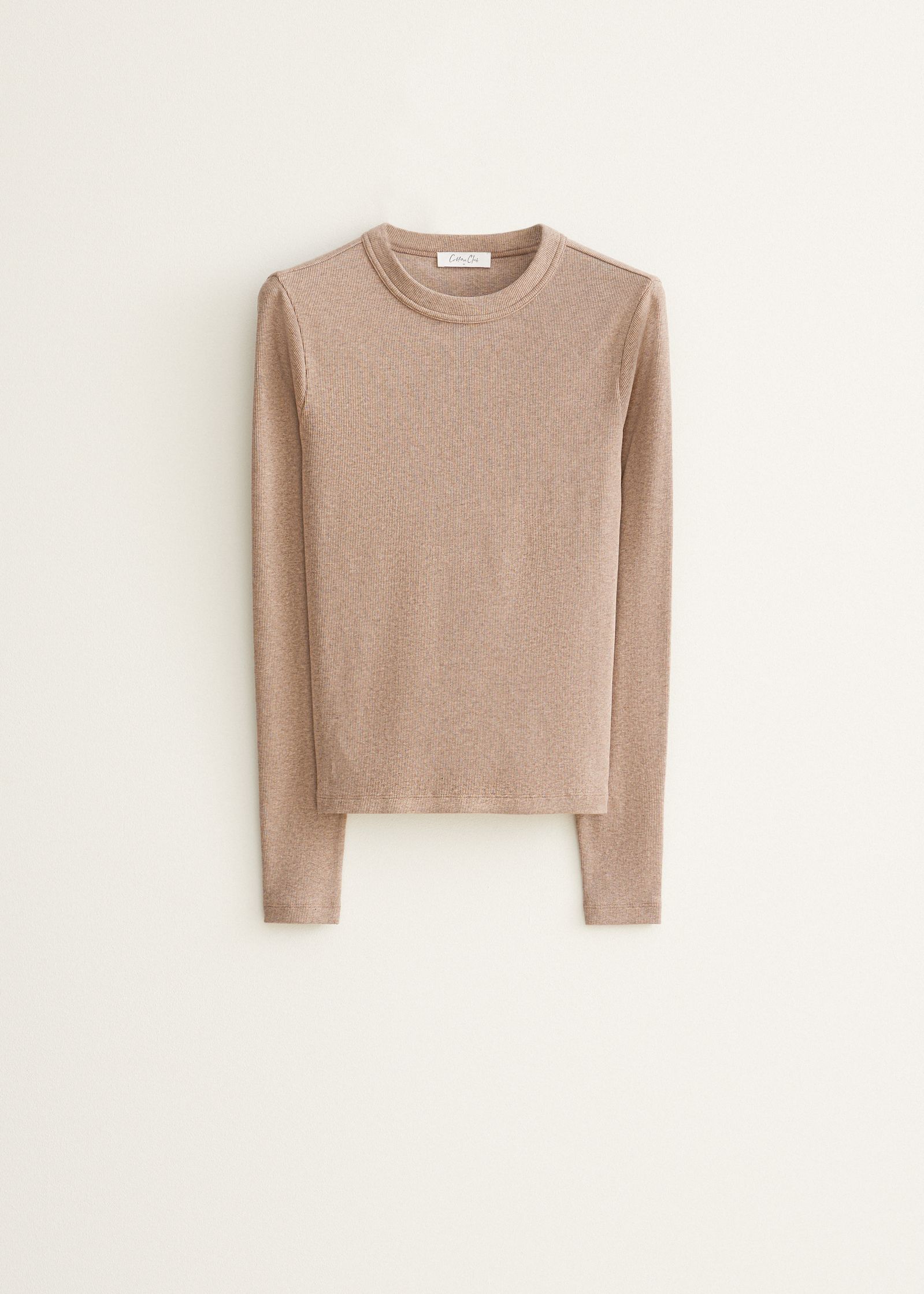 Longsleeve met rib