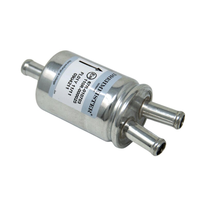 Gasfilter HS01Y 12mm Eingang / 2 x 12mm Ausgang (doppelt)