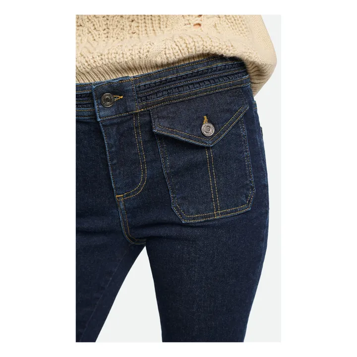 Vanessa Bruno Jean Flare Nano | Bleu indigo