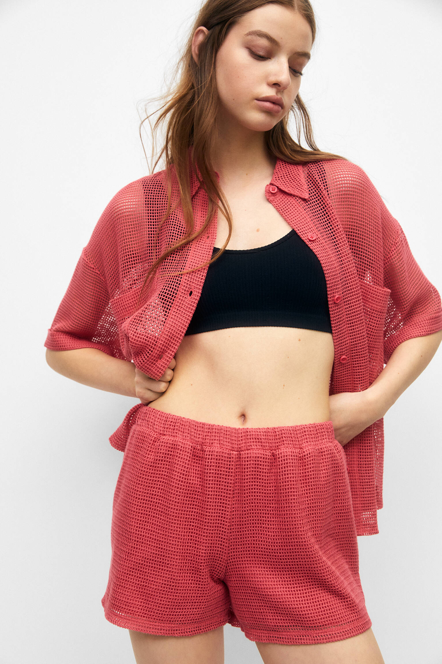 SHORTS NETTE - VERMELHO