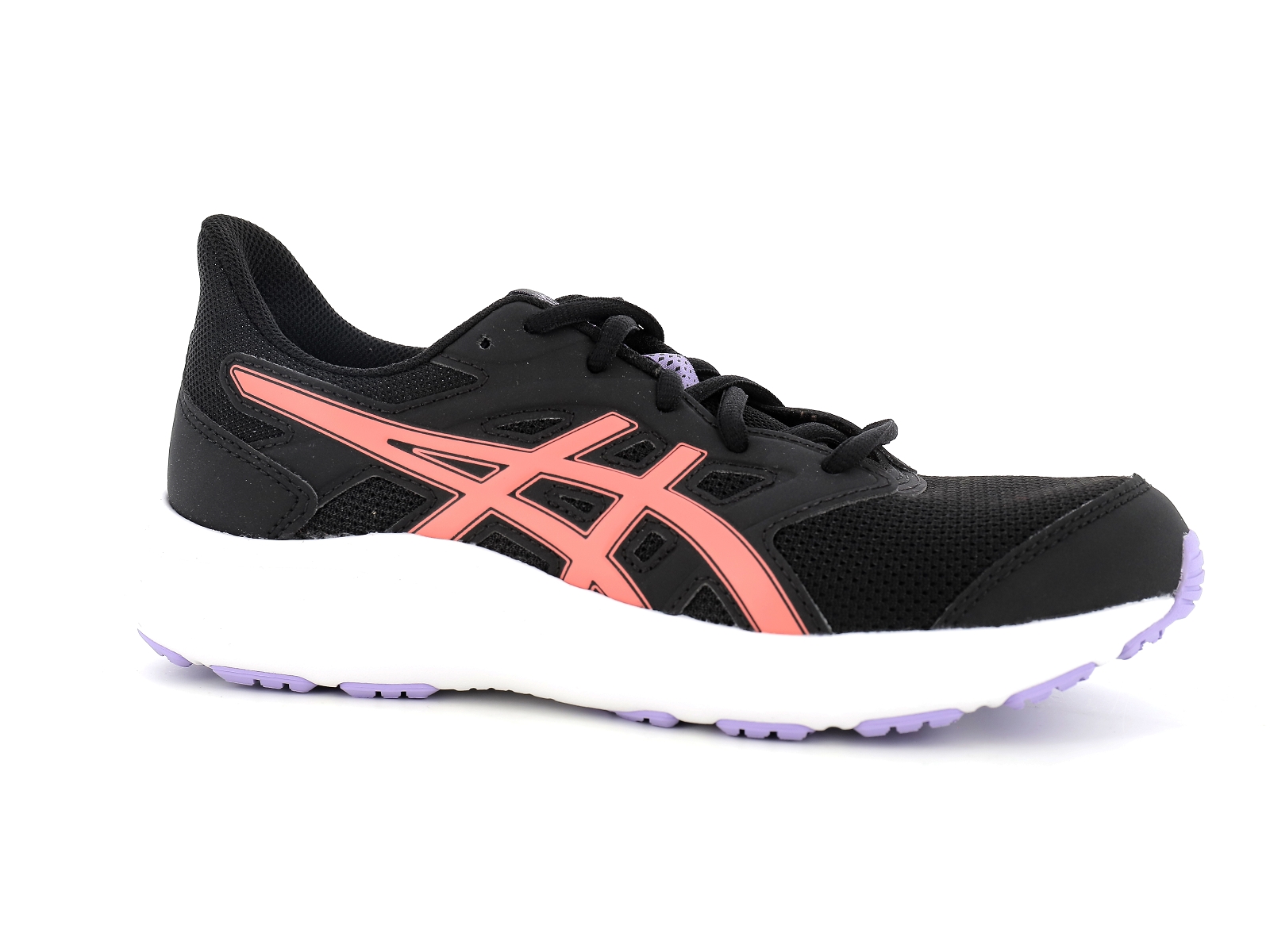 Asics-JOLT 4 GS Matières combinées Noir Rose
