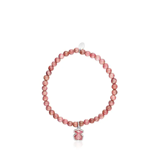 Pulseira TOUS Icon Color em Prata e Rodonita