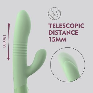 Hailey Doppel-Vibrator Rabbit Vibrator - Grün