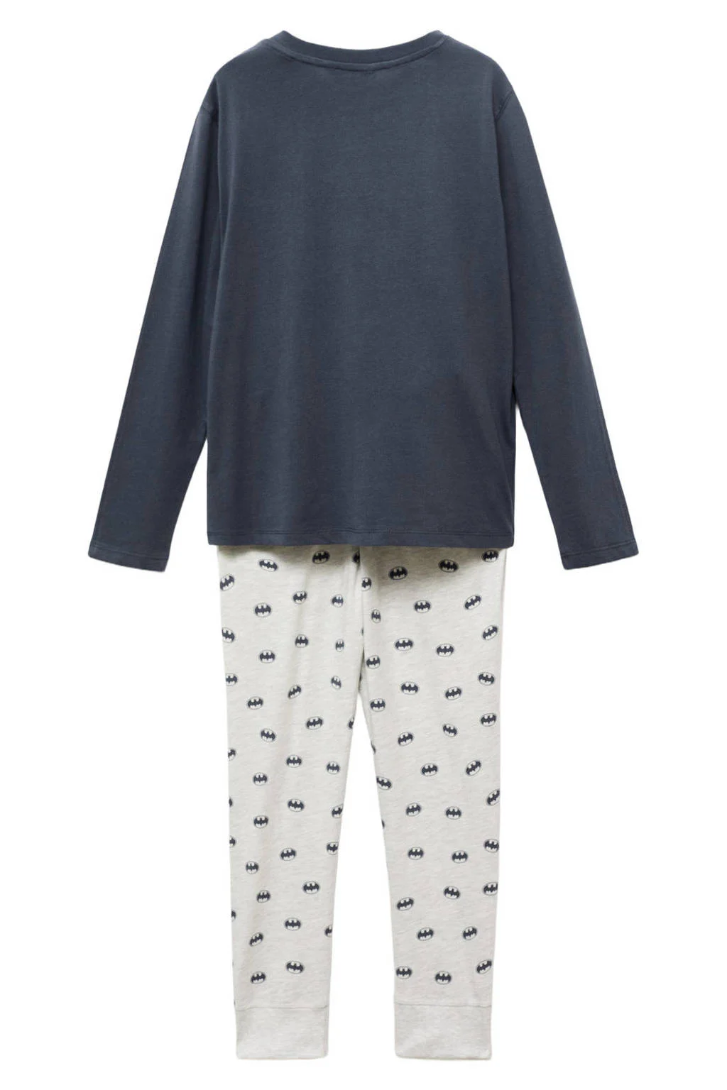 Mango Kids Batman pyjama middengrijs/donkerblauw