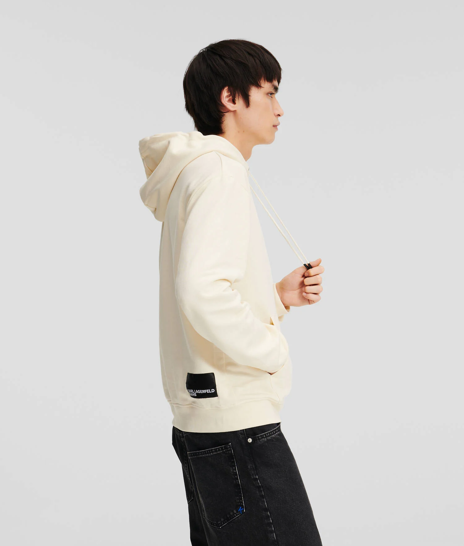SWEAT À CAPUCHE AVEC LOGO KLJ ENCADRÉ