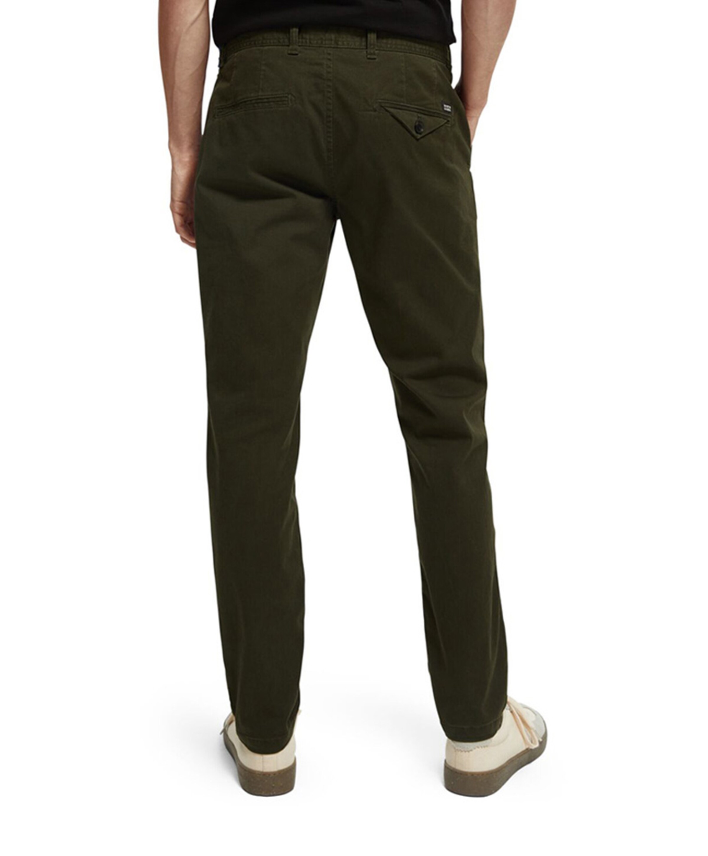 Scotch & Soda Essentials - Mott super slim fit co heren broek groen