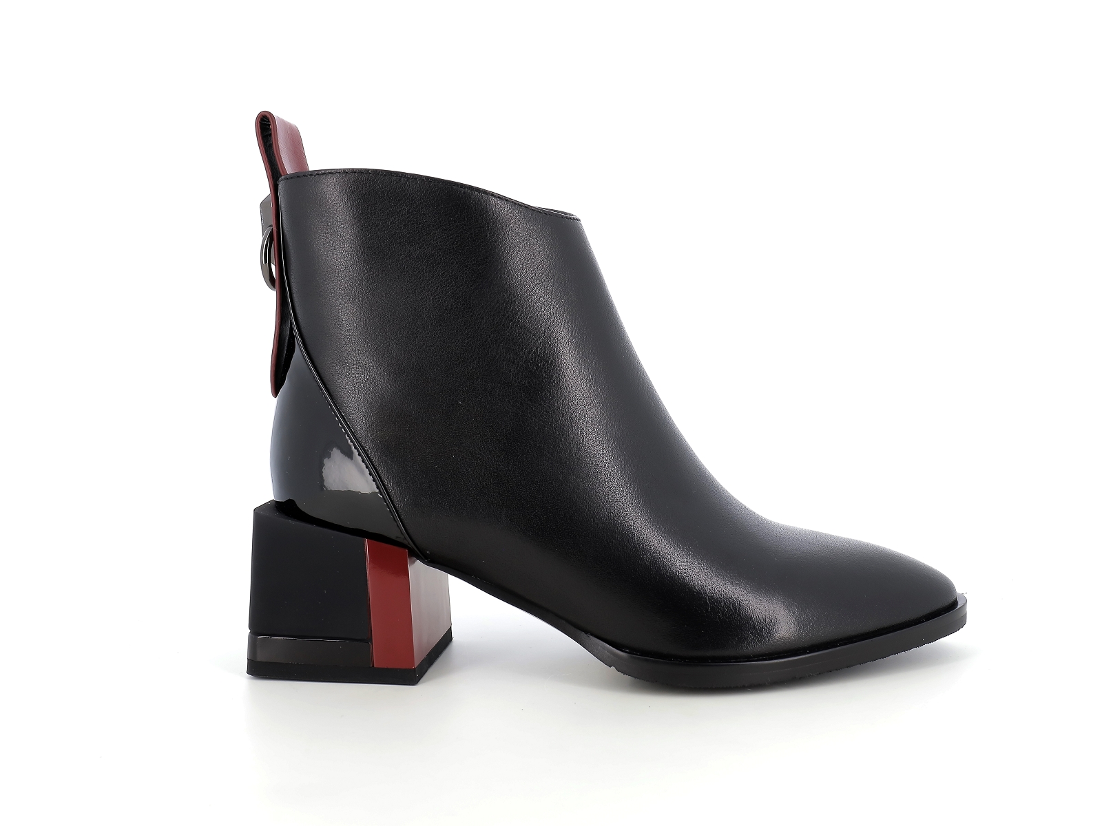 Metamorf ose-PALTROW Cuir Noir