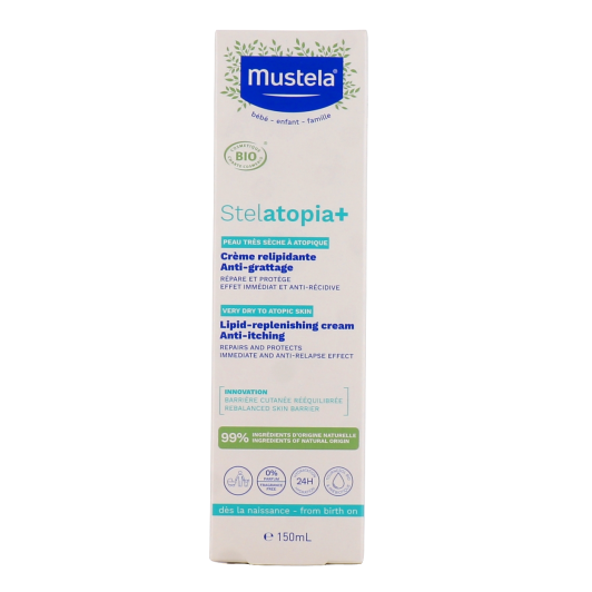 Mustela Stelatopia+ crème relipidante anti grattage - Peau atopique