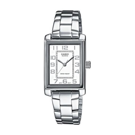 Casio Collection LTP-1234PD-7BEG Dameur, Silver, 21 mm