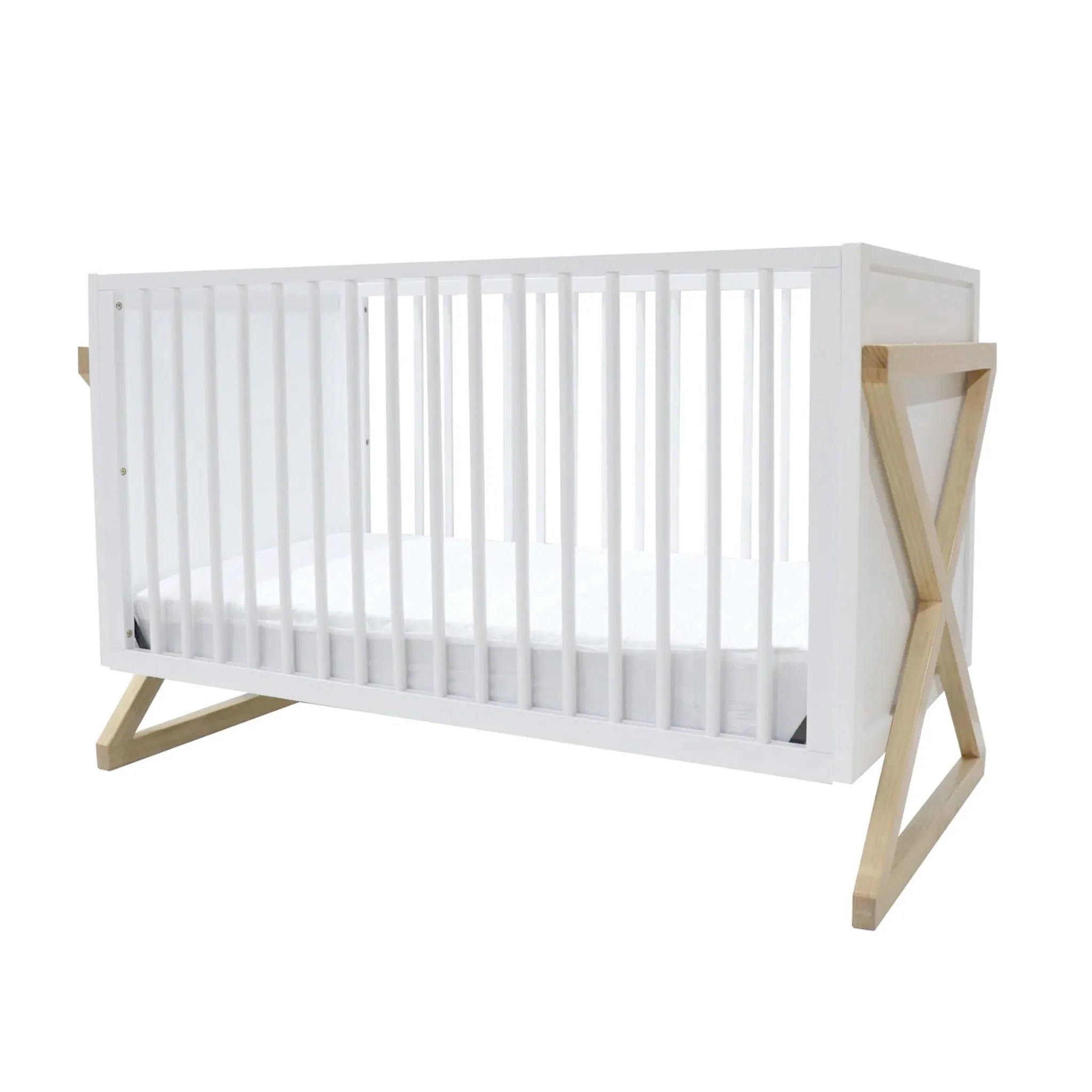 Stark International Couchette - Blanc  Bois Naturel
