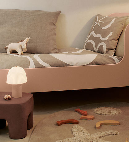 Ferm Living Lampe - Frill Tragbare Lampe - Rose/White