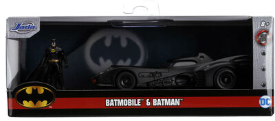 Jada Toys Batman Bil med Figur 1989 Batmobile 1:32