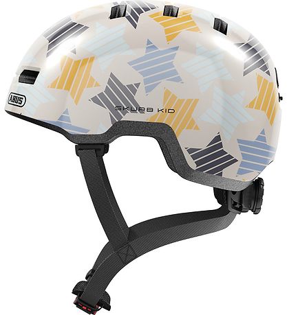 Abus Fahrradhelm - Skurb Kid - Grey Sterne
