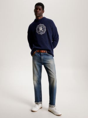 Suéter Donegal oversized com monograma TH