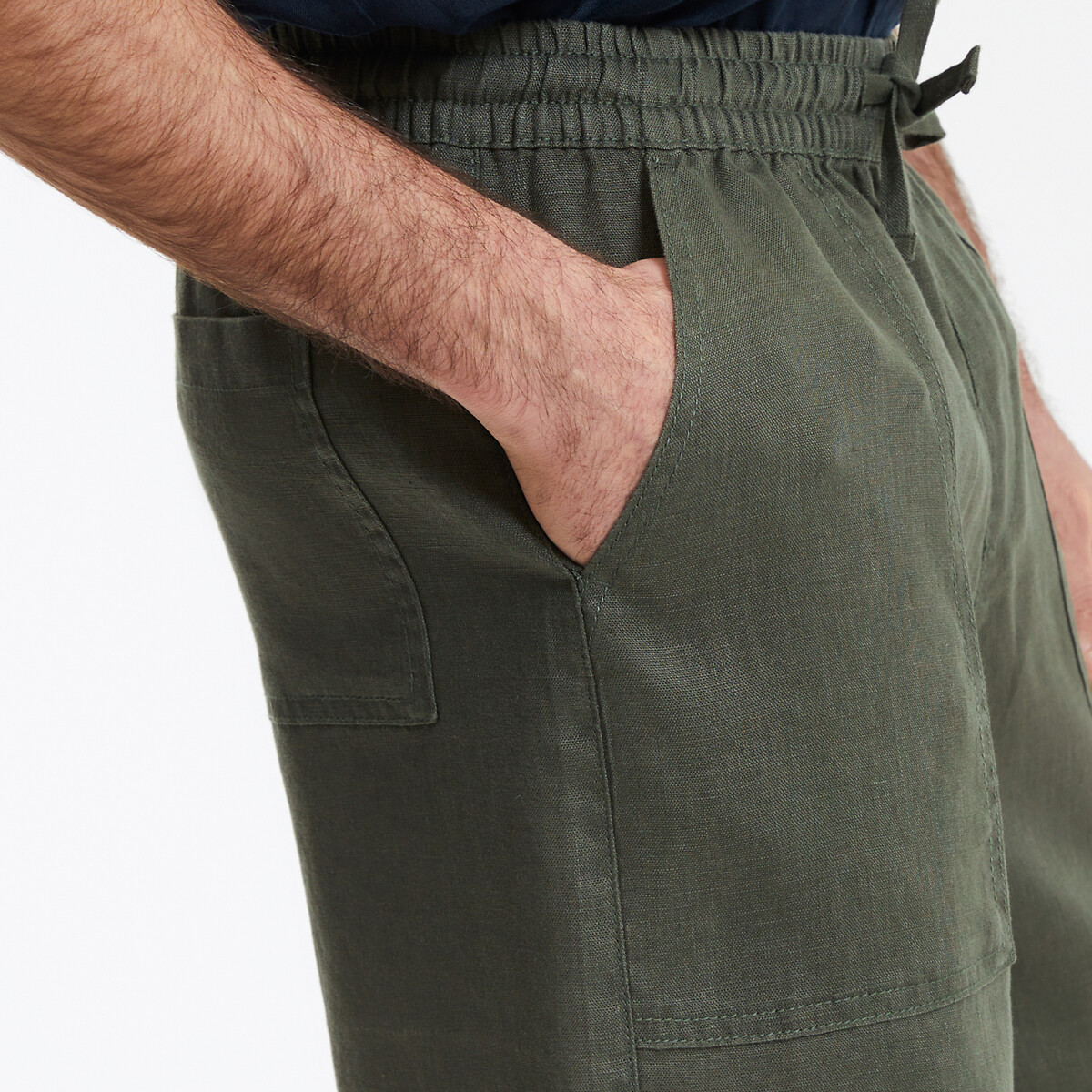 COLEÇÕES LA REDOUTE<br>Bermudas de linho