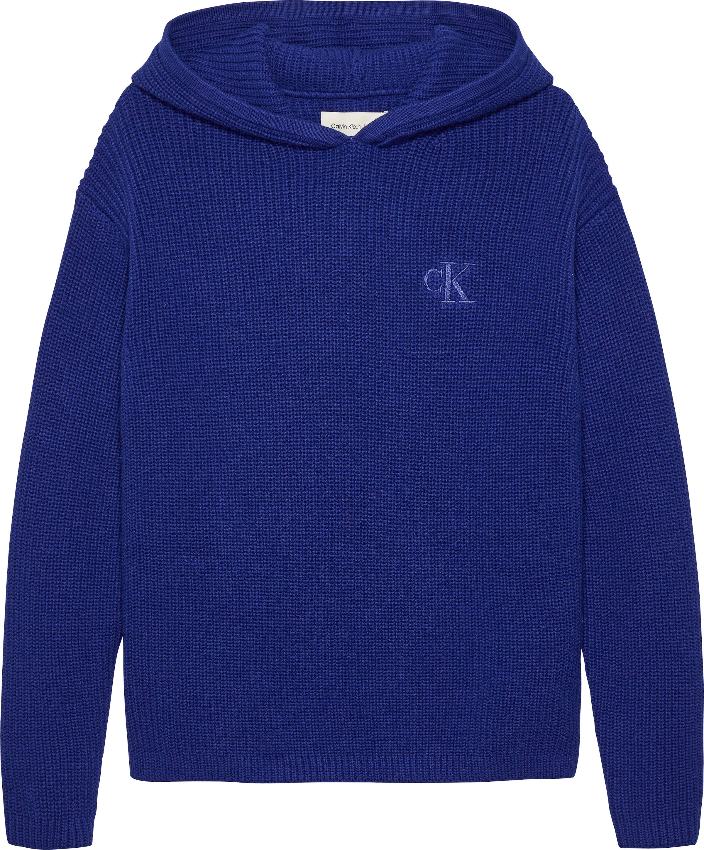 Calvin Klein Jeans Strickpullover »RIB KNIT HOODIE«, für Kinder bis 16 Jahre, mit Kapuze