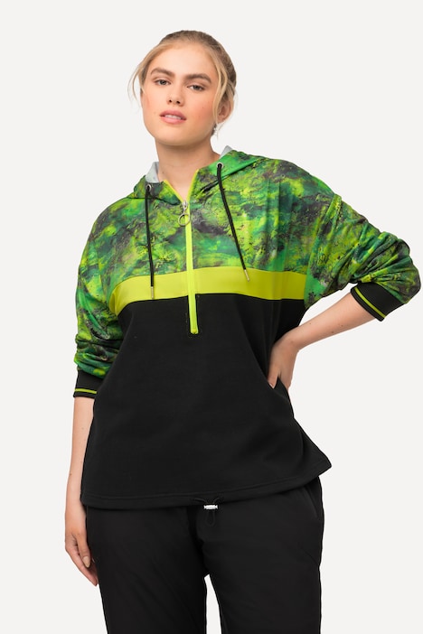 Hoodie, schnelltrocknend, Kapuze, Tunnelzug, Langarm