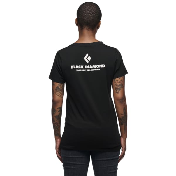 T-shirt escalade BLACK DIAMOND W EQUIPMENT FOR ALPINISTS SS TEE BLACK