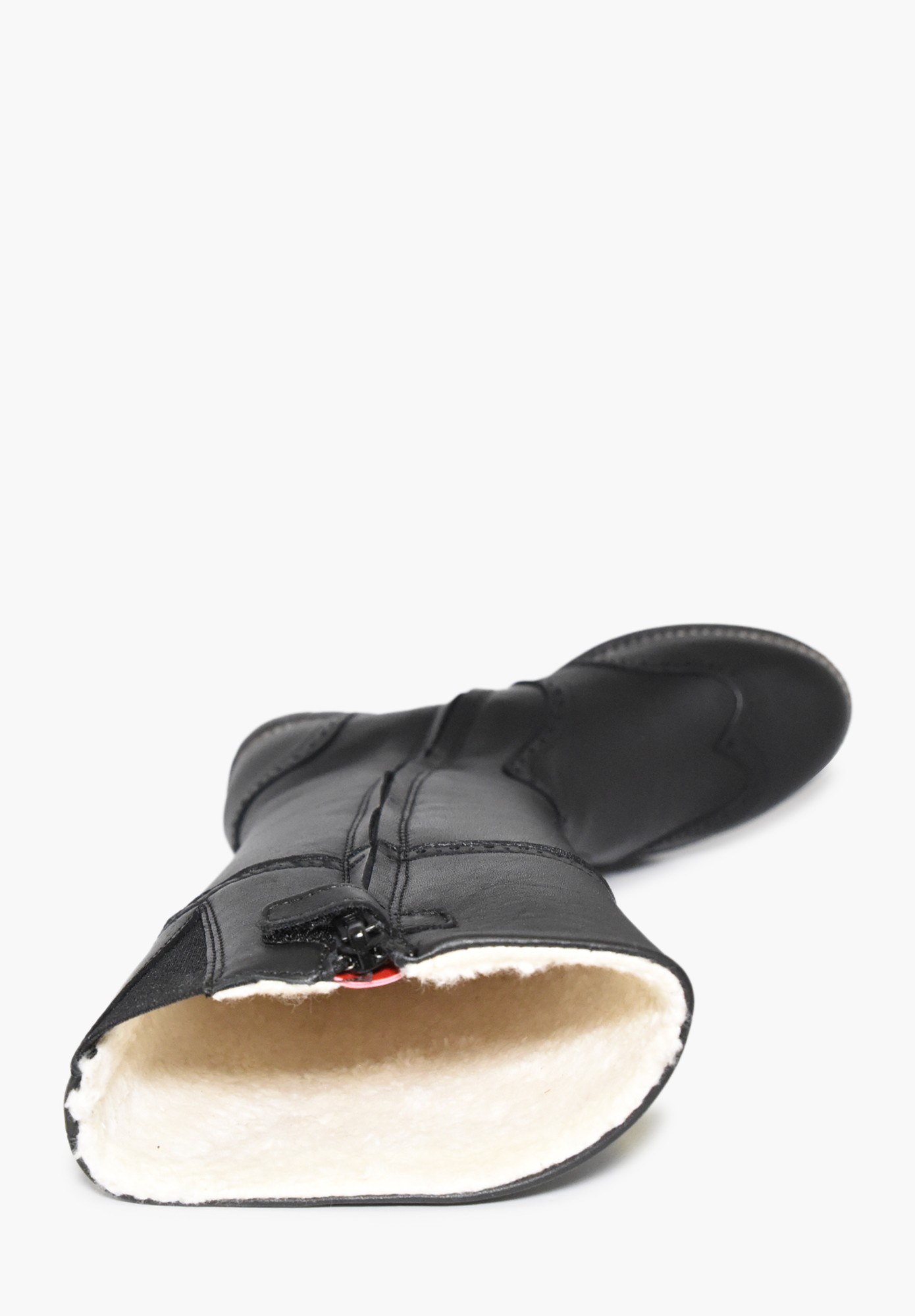 Saas Fee TEX Wollfutter Junior Schwarz