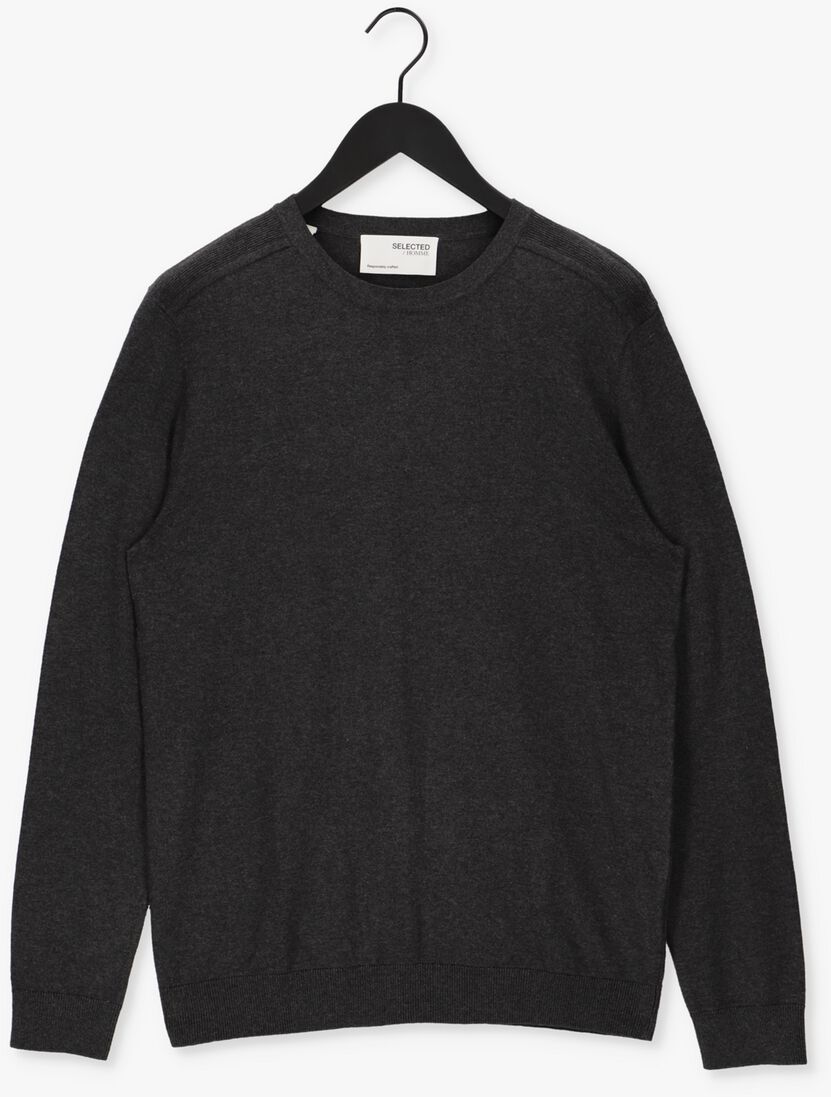 SELECTED HOMME grijze selected homme trui slhberg crew neck b