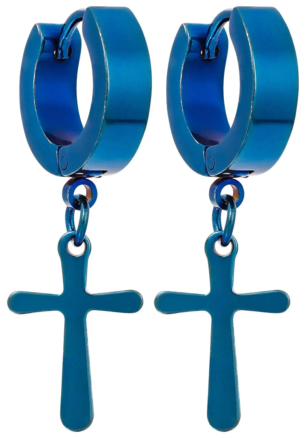 Herren Creolen - Dazzling Blue