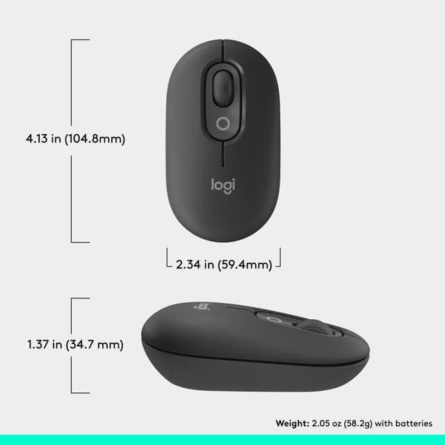 Logitech POP mus (Grafit)