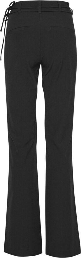 ROTATE Birger Christensen High Waisted Rose Pants Black