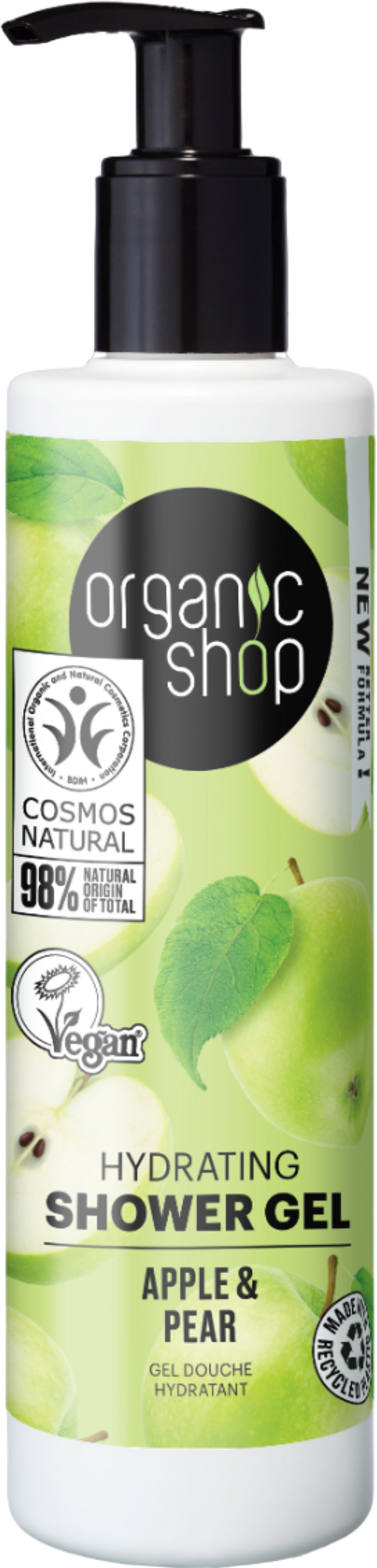 Organic Shop  Hydrating Shower Gel Apple & Pear, 280 ml