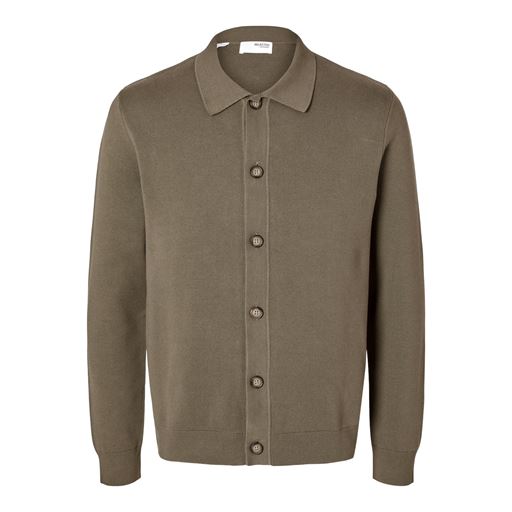 Selected Homme Mattis Strikket Cardigan, Morel, L