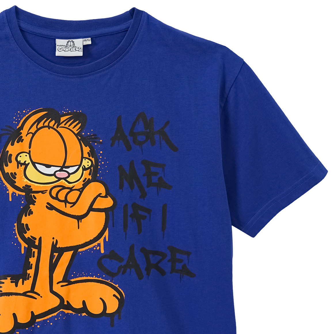 Beatwear Garfield T-Shirt mit Print blau