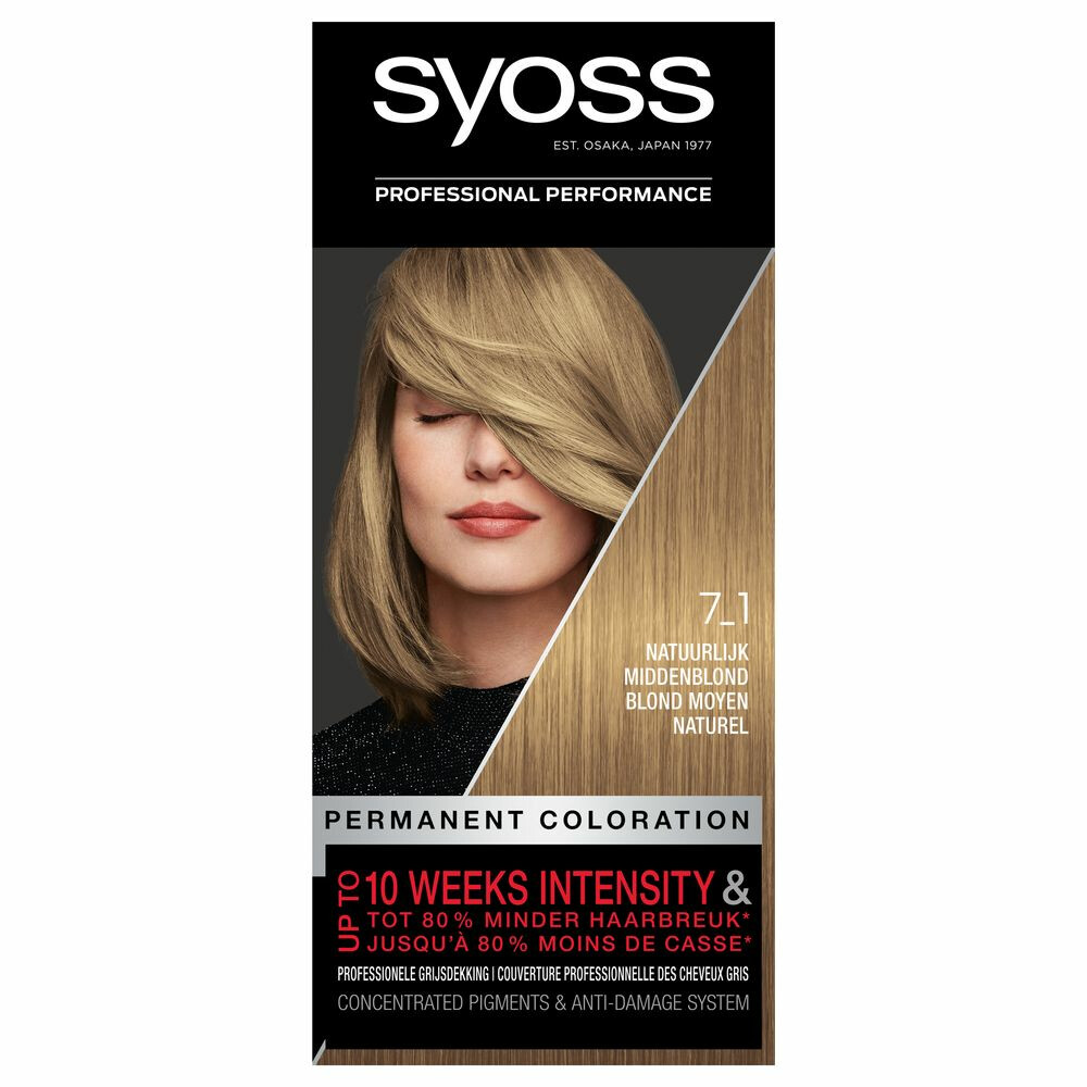 Syoss Classic Haarverf 7-1 Natuurlijk Midden Blond
