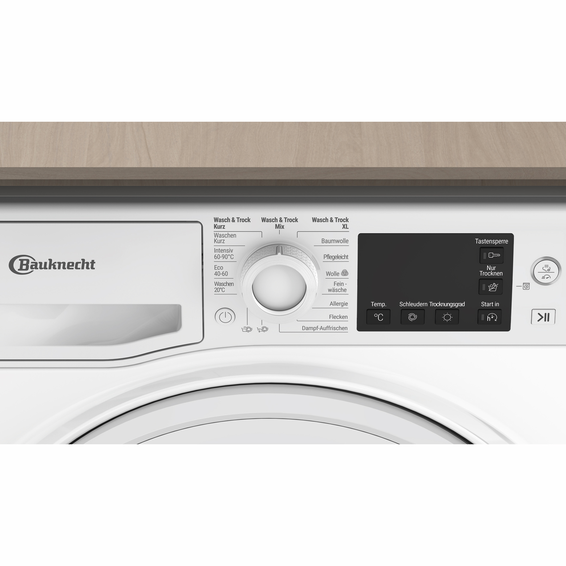 BAUKNECHT Waschtrockner WATK PURE 96 43 N - 9/6 kg - D