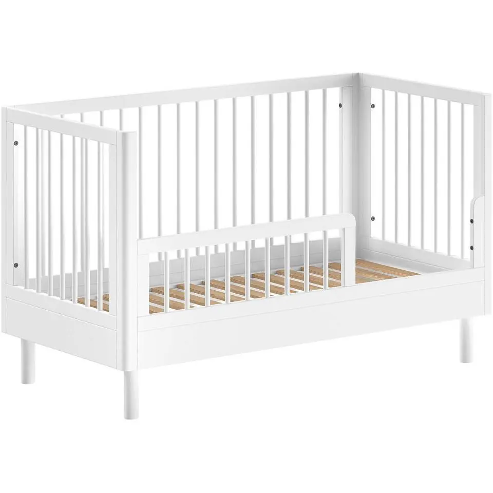 Babybed Forrest 70 x 140cm - verstelbaar - wit beukenhout