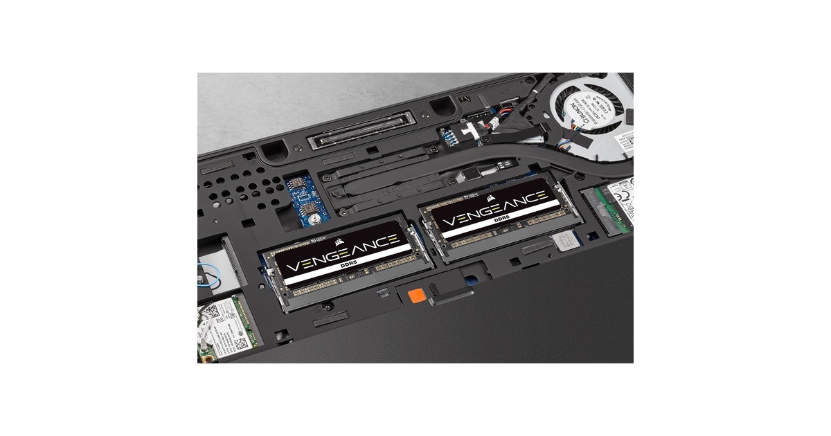 Corsair32 GB DDR5-5600 (2x 16 GB) Kit laptopgeheugen  (Zwart, Vengeance)