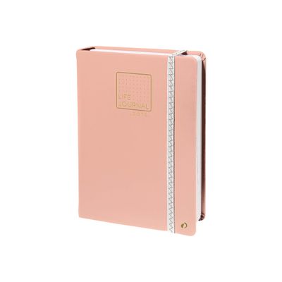 Quo Vadis Life Journal - Carnet de notes 15 x 21 cm - pointillés - rose corail