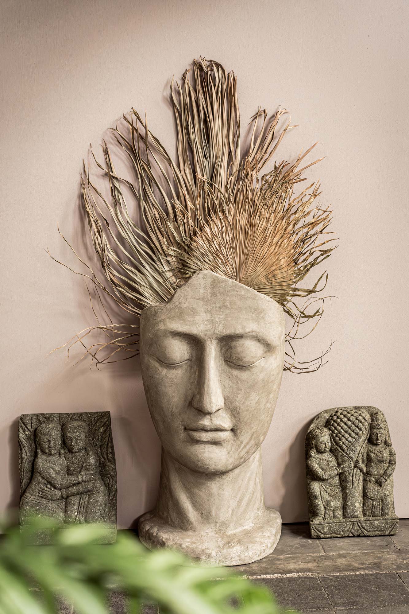 Betonskulptur 'Visage', H 120 cm, B 50 cm, L 60 cm günstig bestellen