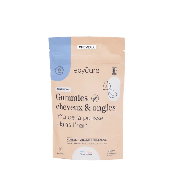 Epycure Gummies Cheveux & Ongles 60 gummies - 1 mois