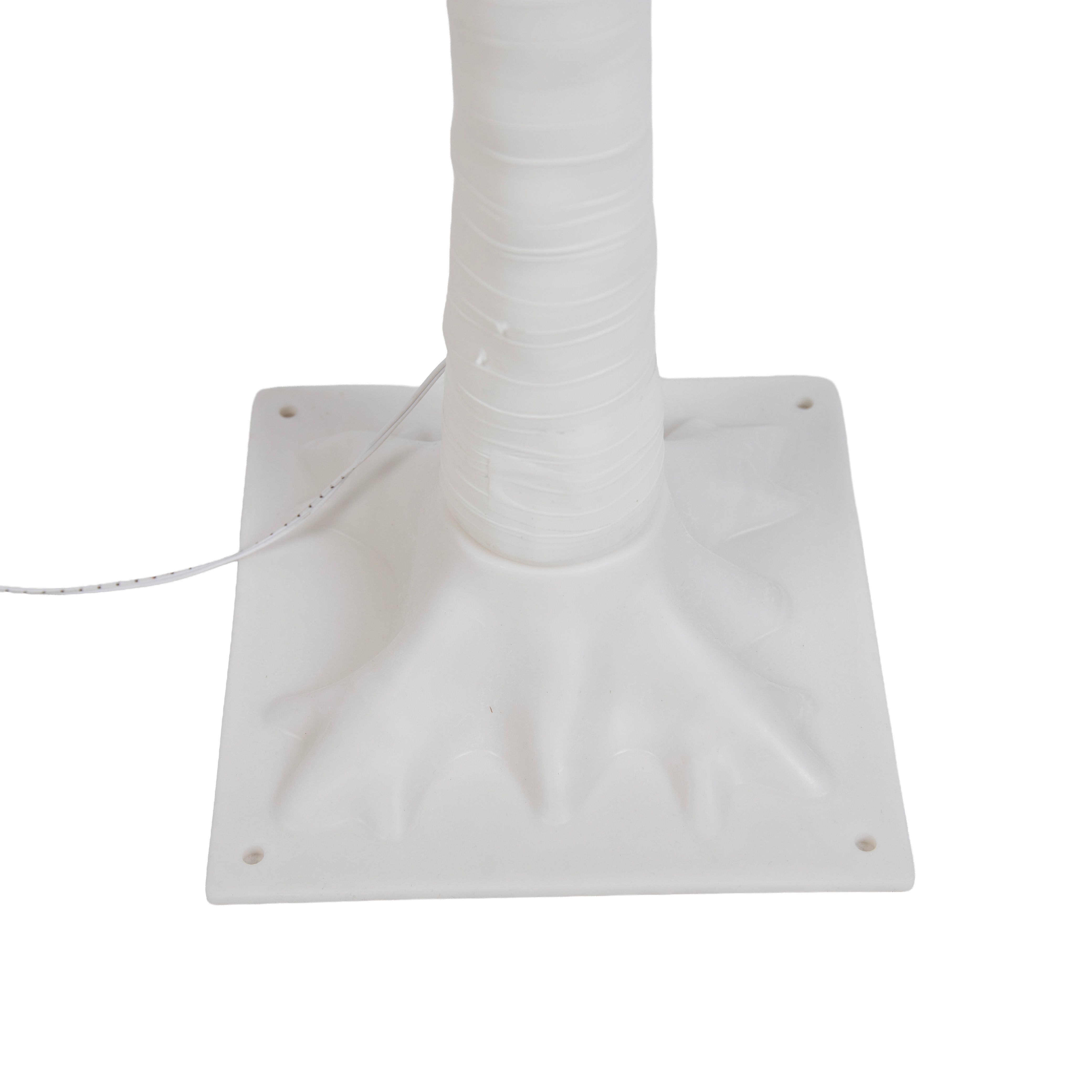 Kerst vloerlamp wit boom 180cm incl. LED met timer IP44 - Ki