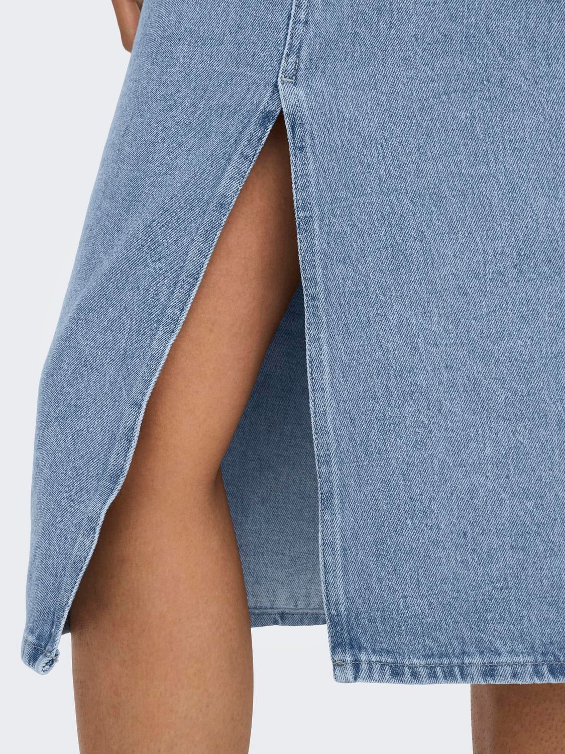 ONLBIANCA Jeansrock Light Blue Denim