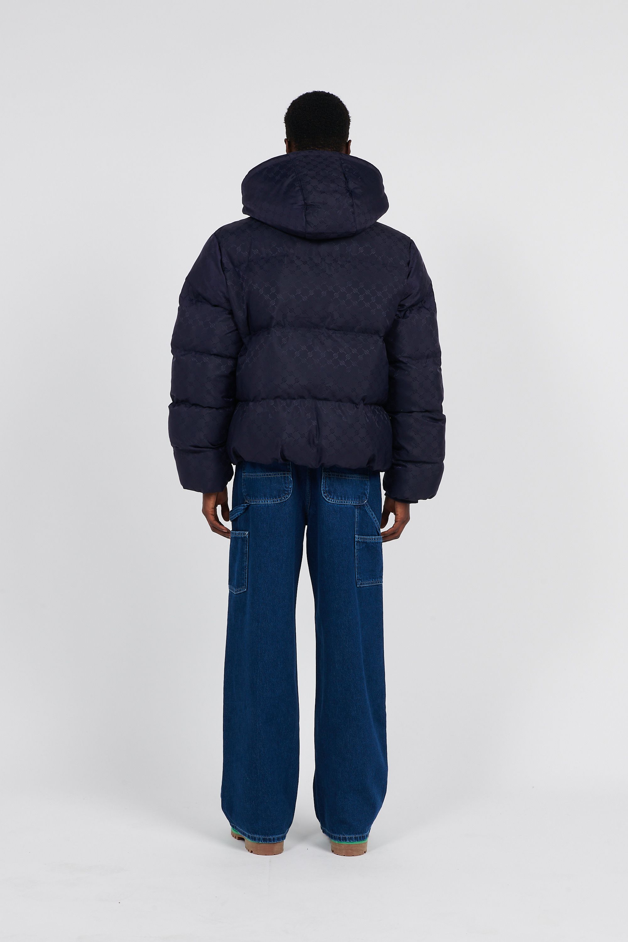 Daily Paper Doudoune ravan puffer jacket Bleu