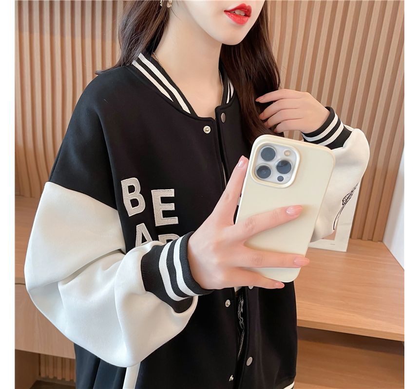 Jewie - Bear Button Baseballjack