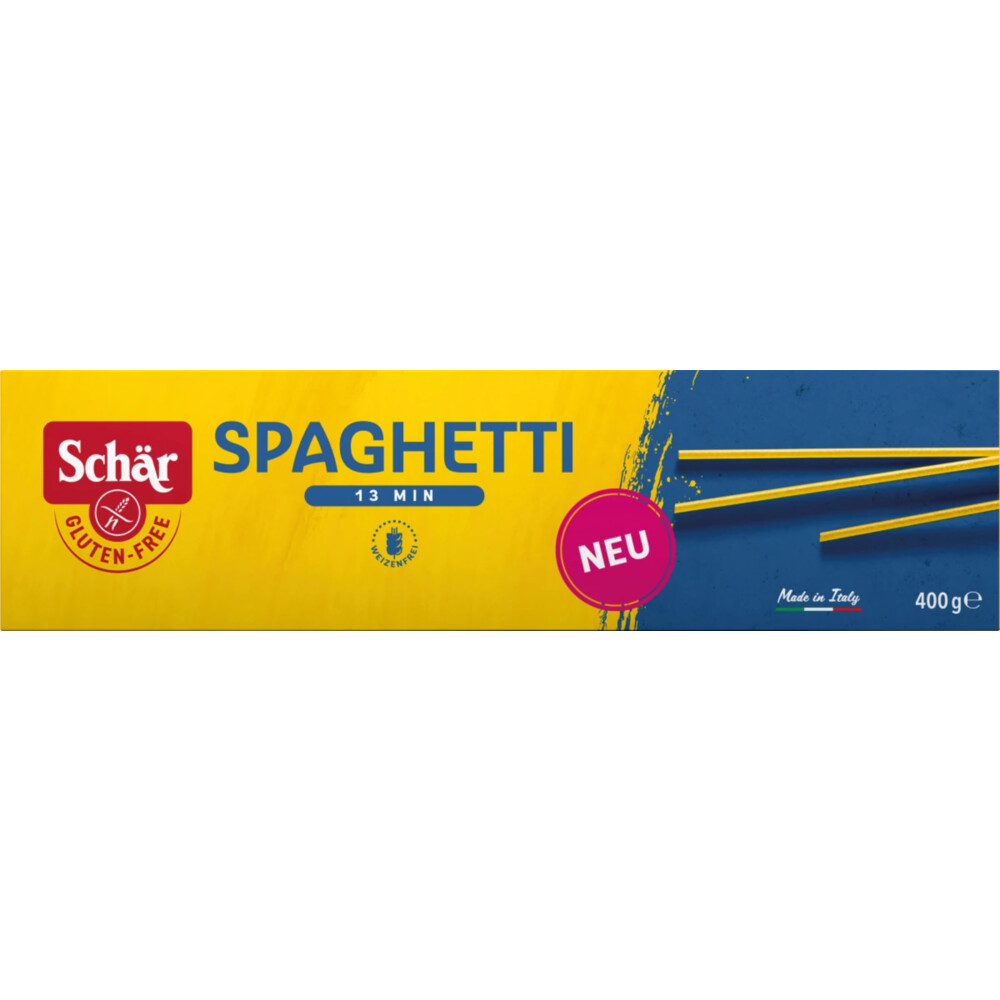 3x Schar Pasta Spaghetti Mais400 gr