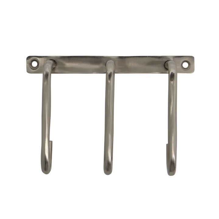 House Doctor - Welo 3er-Wandhaken, silber gebürstetes