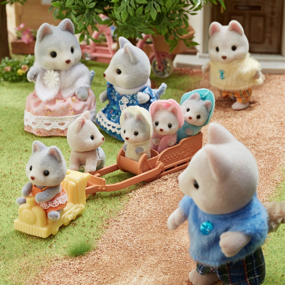Sylvanian Families Husky-Familie