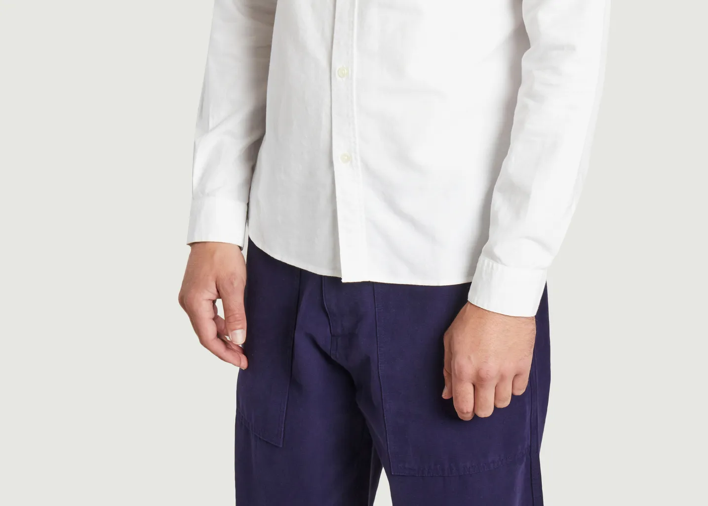Chemise oxford blanche Cuisse de Grenouille