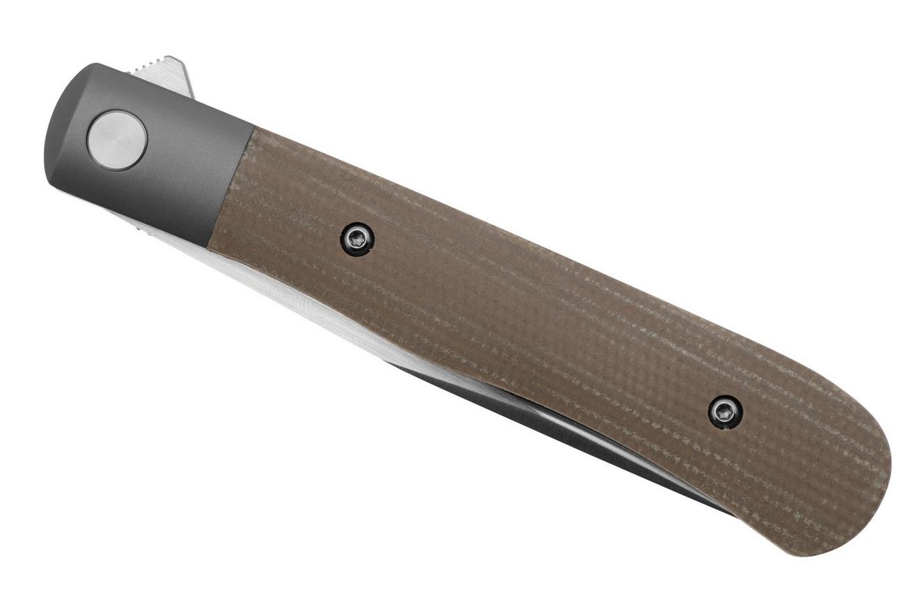 Böker Plus Modern Trapper Uno 01BO930 Nitro-V, Green Micarta, zakmes